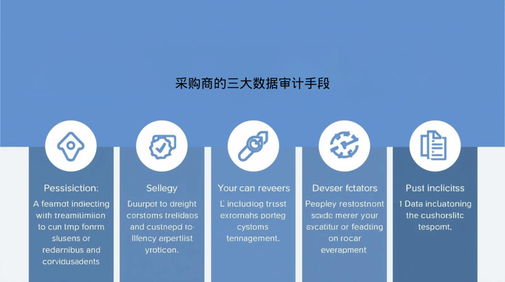 采购商的三大数据审计手段