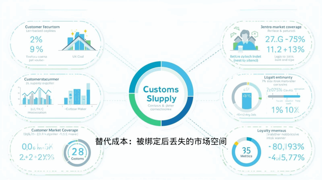 替代成本：被绑定后丢失的市场空间