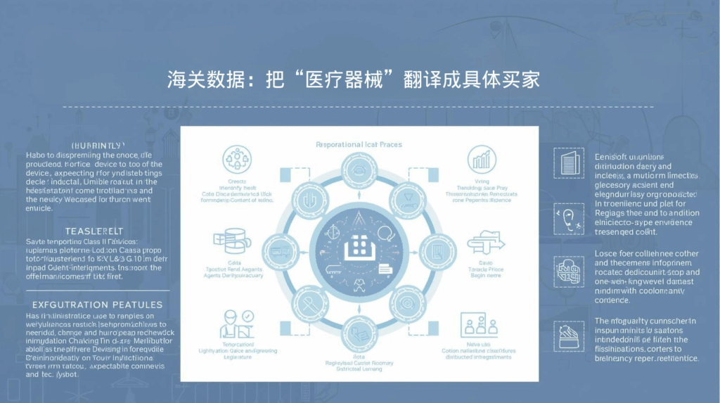 海关数据：把“医疗器械”翻译成具体买家