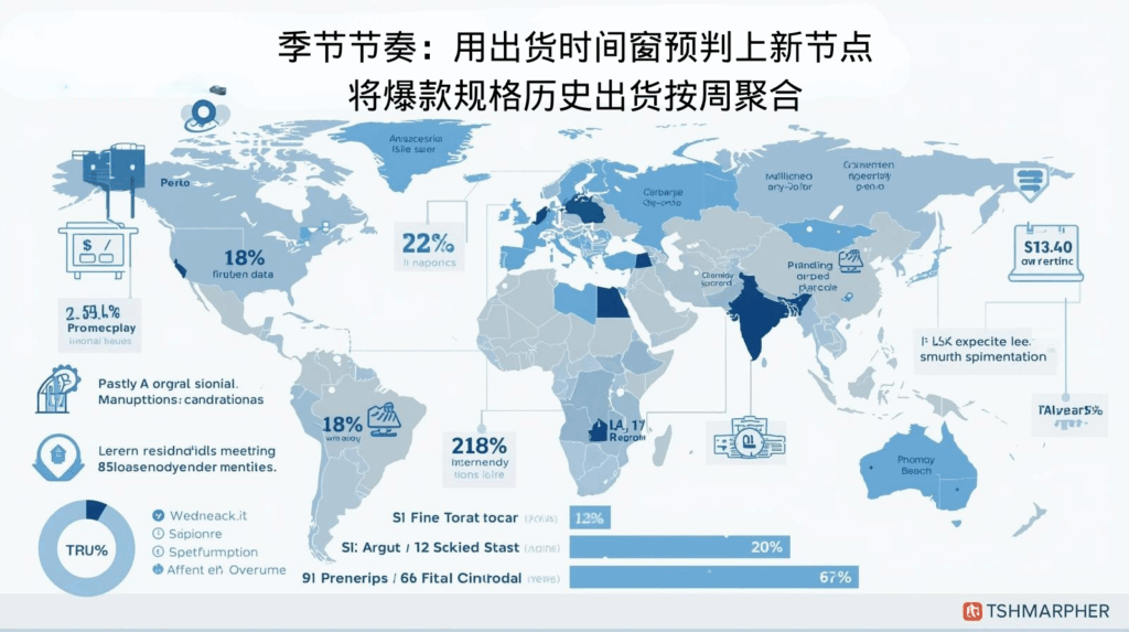 季节节奏:用出货时间窗预判上新节点 将爆款规格历史出货按周聚合