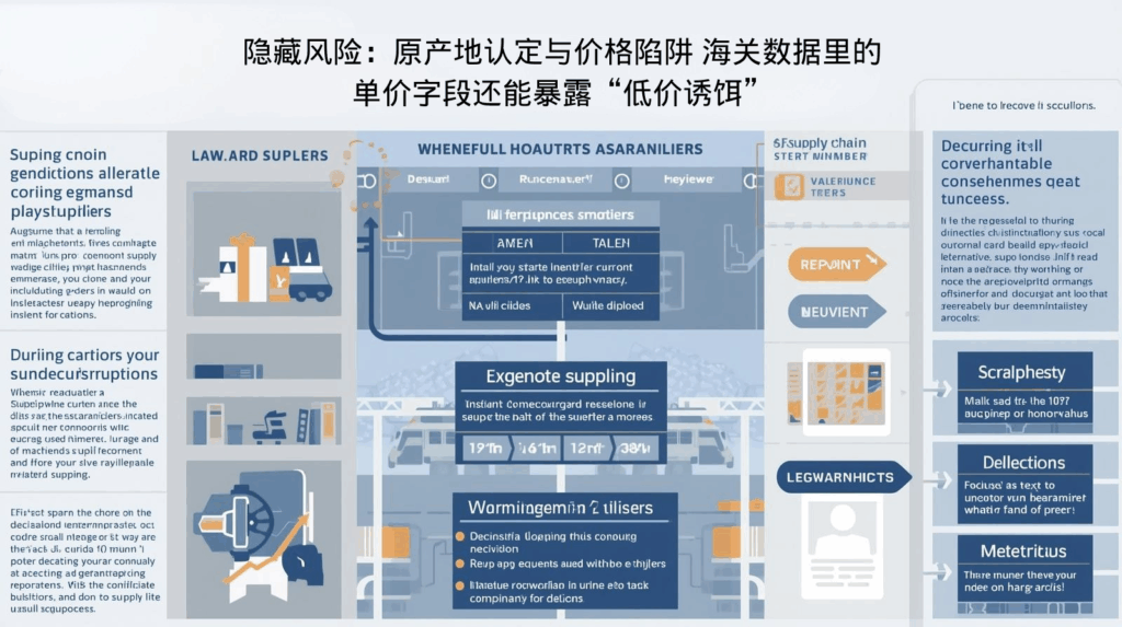 隐藏风险：原产地认定与价格陷阱 海关数据里的单价字段还能暴露“低价诱饵”