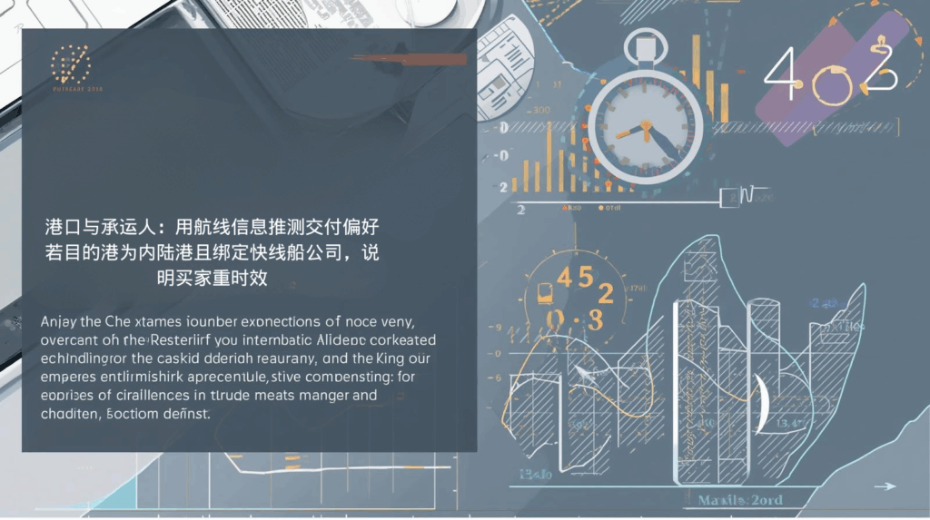 港口与承运人：用航线信息推测交付偏好 若目的港为内陆港且绑定快线船公司，说明买家重时效