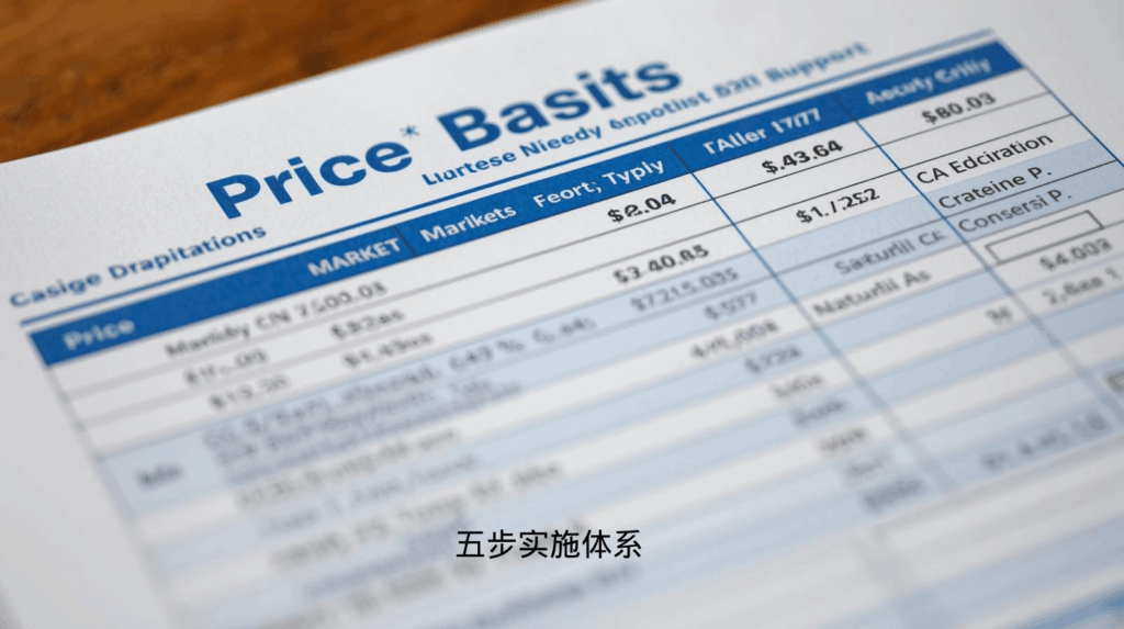海关数据；五步实施体系