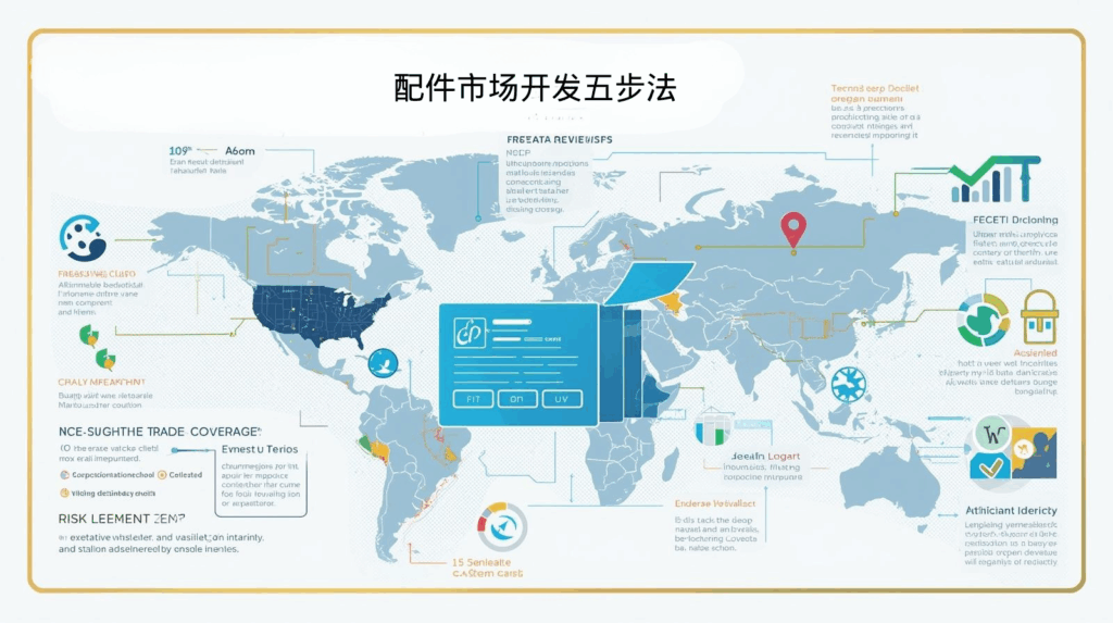 海关数据配件市场开发五步法
