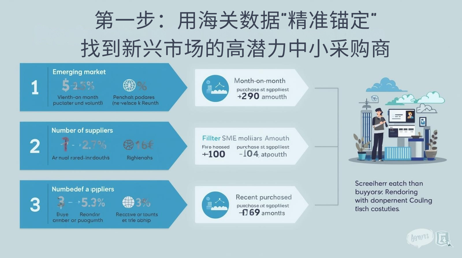 第一步：用海关数据“精准锚定”——找到新兴市场的高潜力中小采购商