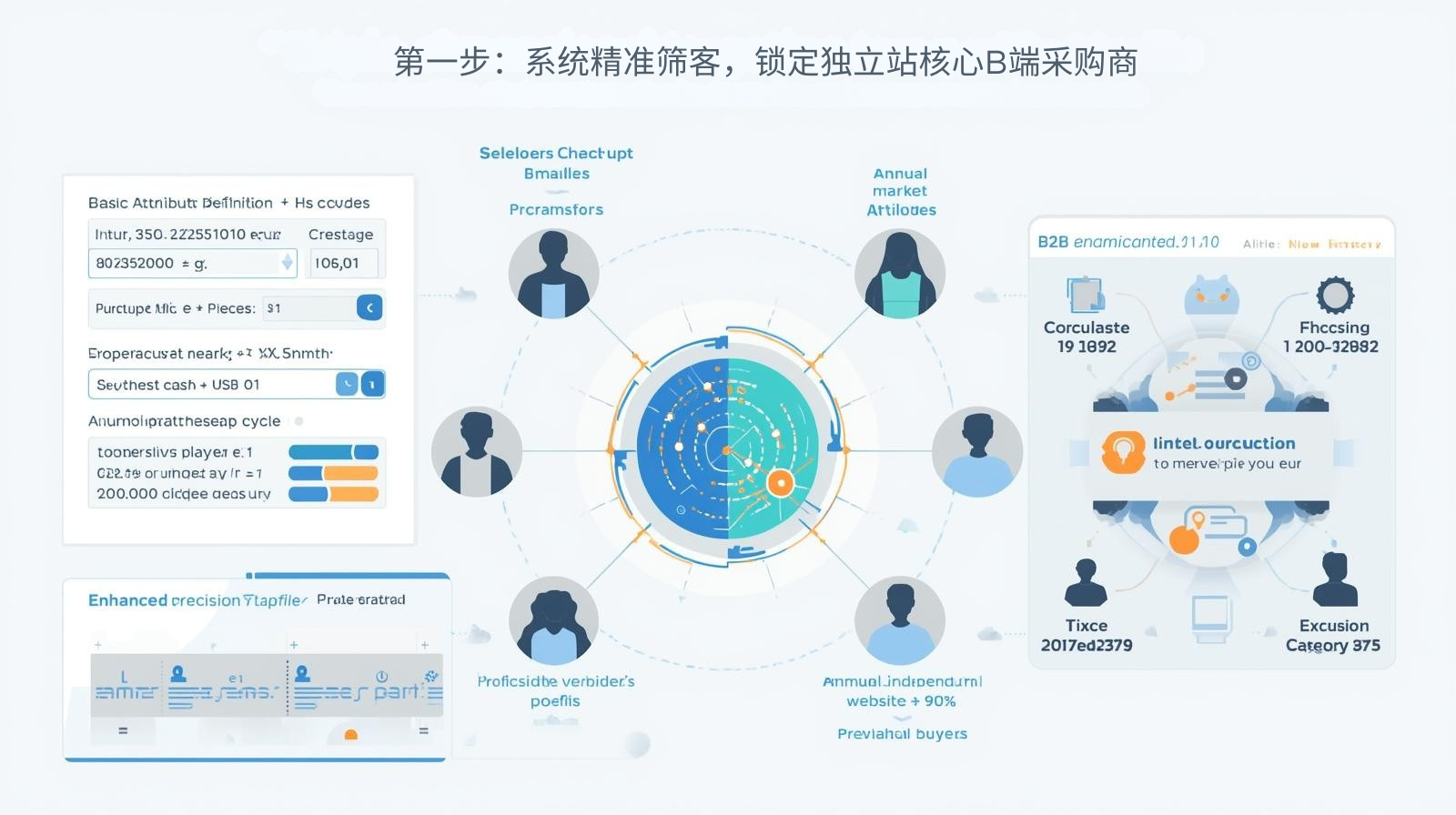第一步：系统精准筛客，锁定独立站核心B端采购商