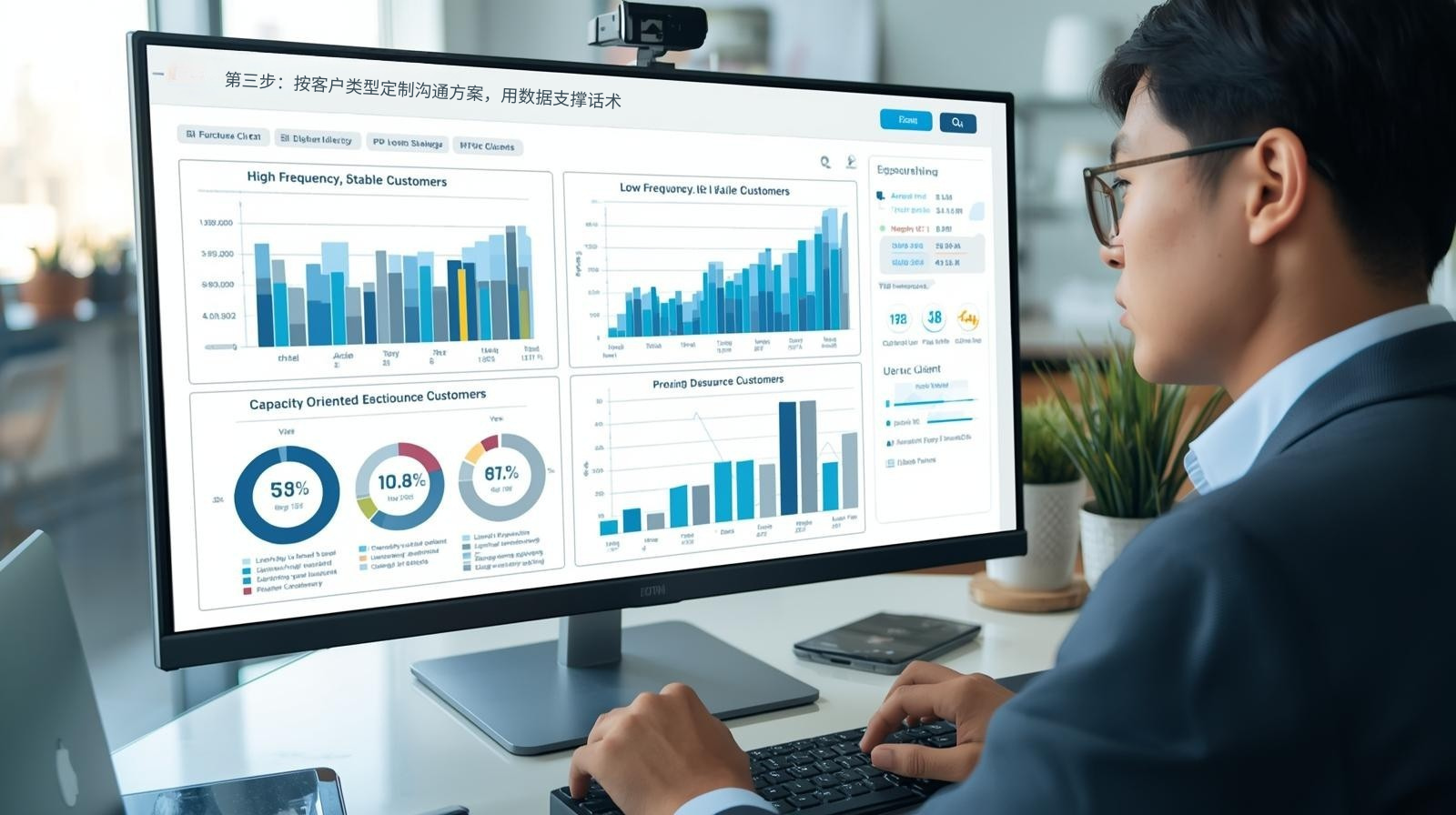 第三步：按客户类型定制沟通方案，用数据支撑话术