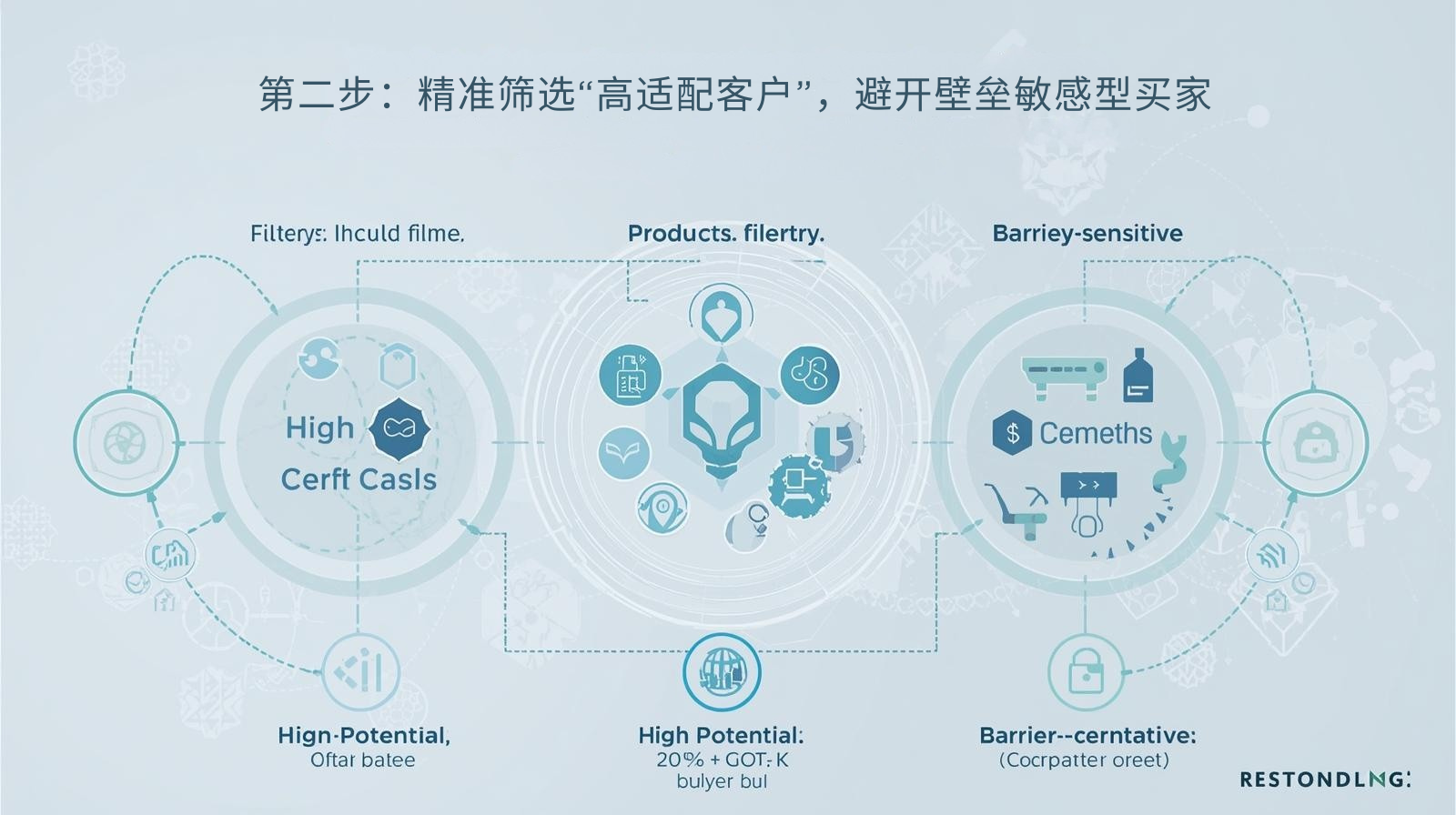第二步：精准筛选“高适配客户”，避开壁垒敏感型买家