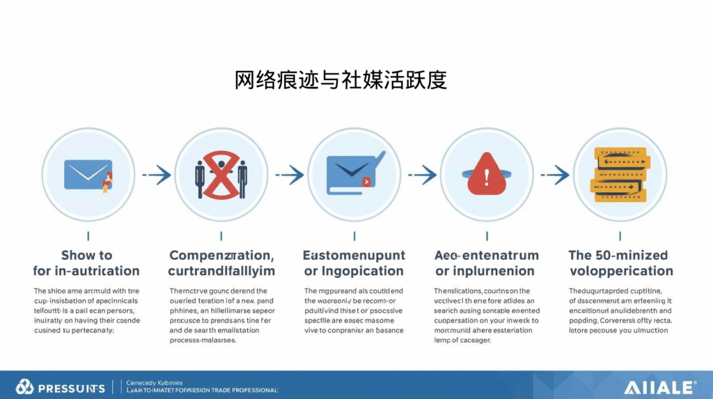 网络痕迹与社媒活跃度