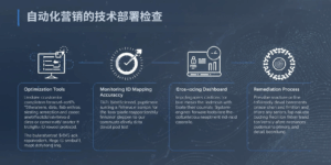 自动化营销的技术部署检查