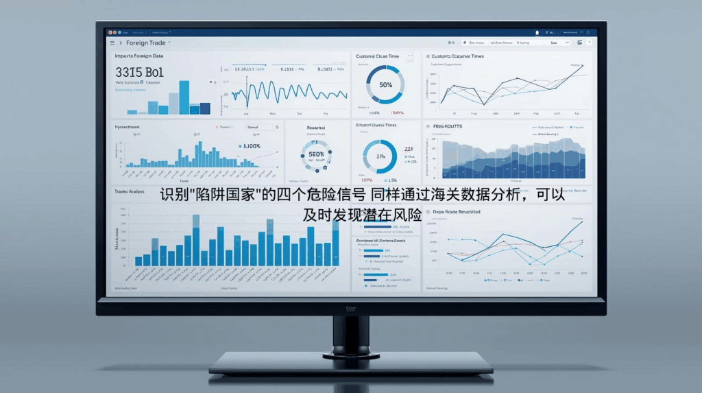 识别"陷阱国家"的四个危险信号 同样通过海关数据分析，可以及时发现潜在风险：