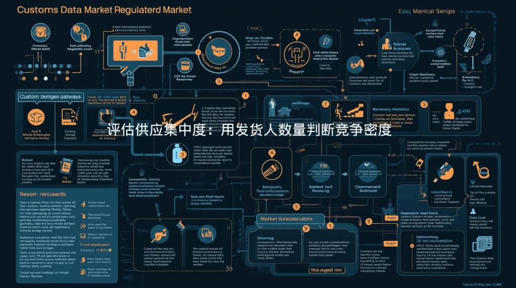 评估供应集中度：用发货人数量判断竞争密度