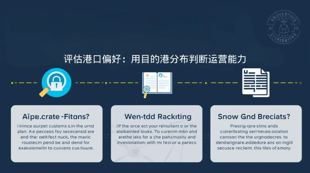 评估港口偏好：用目的港分布判断运营能力
