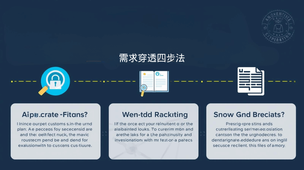 海关数据需求穿透四步法