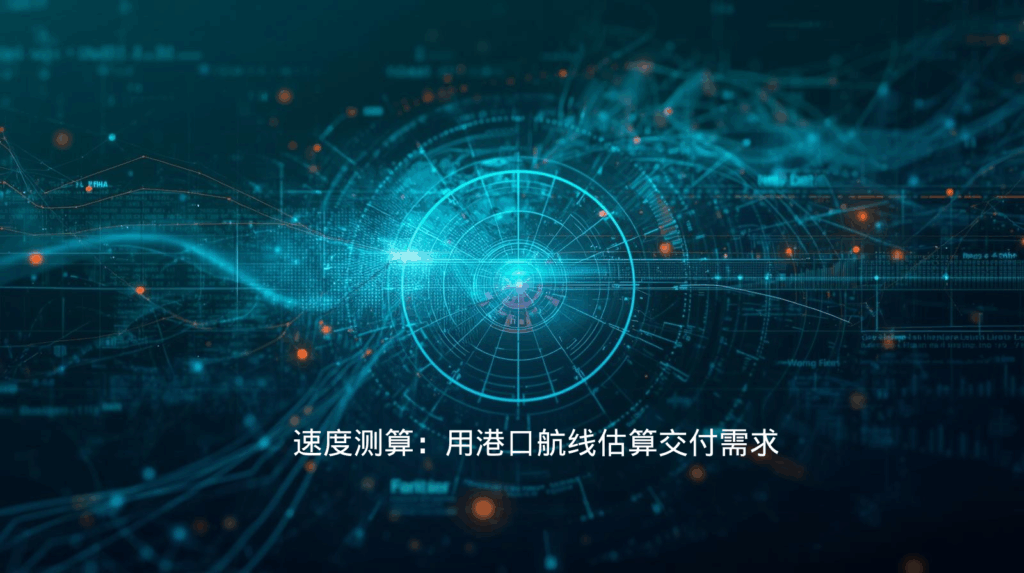 速度测算：用港口航线估算交付需求