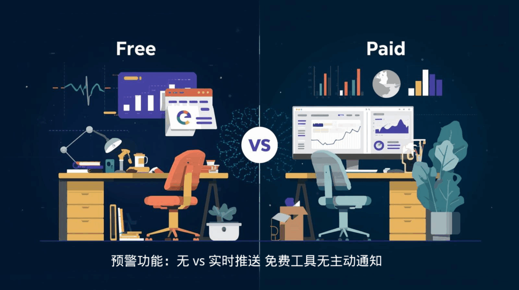 海关数据预警功能：无 vs 实时推送 免费工具无主动通知