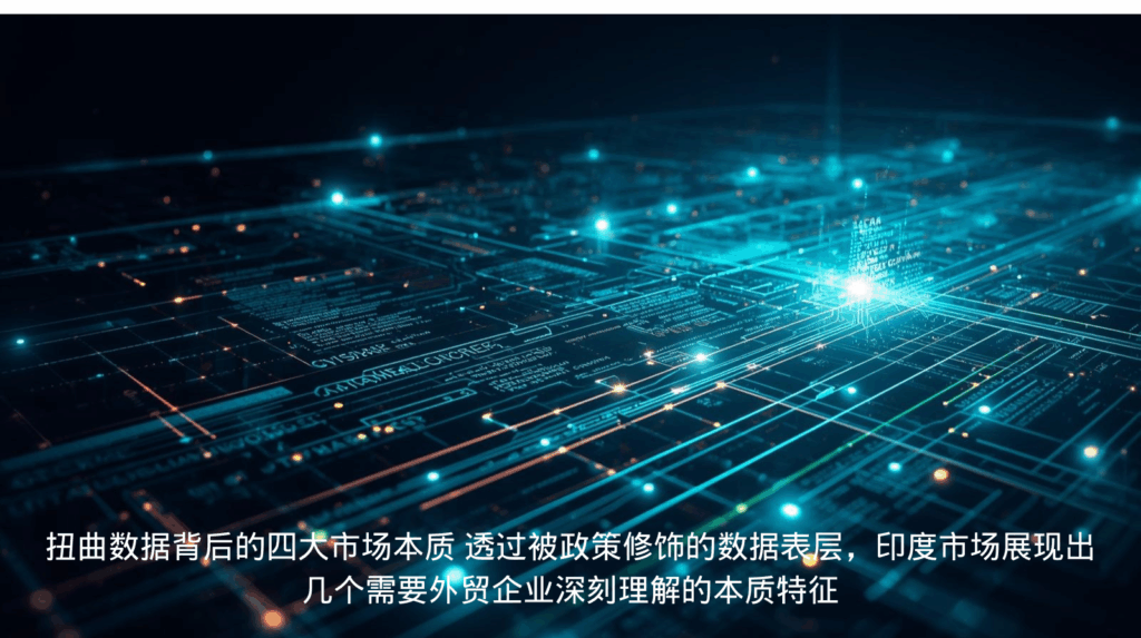 海关数据背后的四大市场本质 透过被政策修饰的数据表层,印度市场展现出几个需要外贸企业深刻理解的本质特征