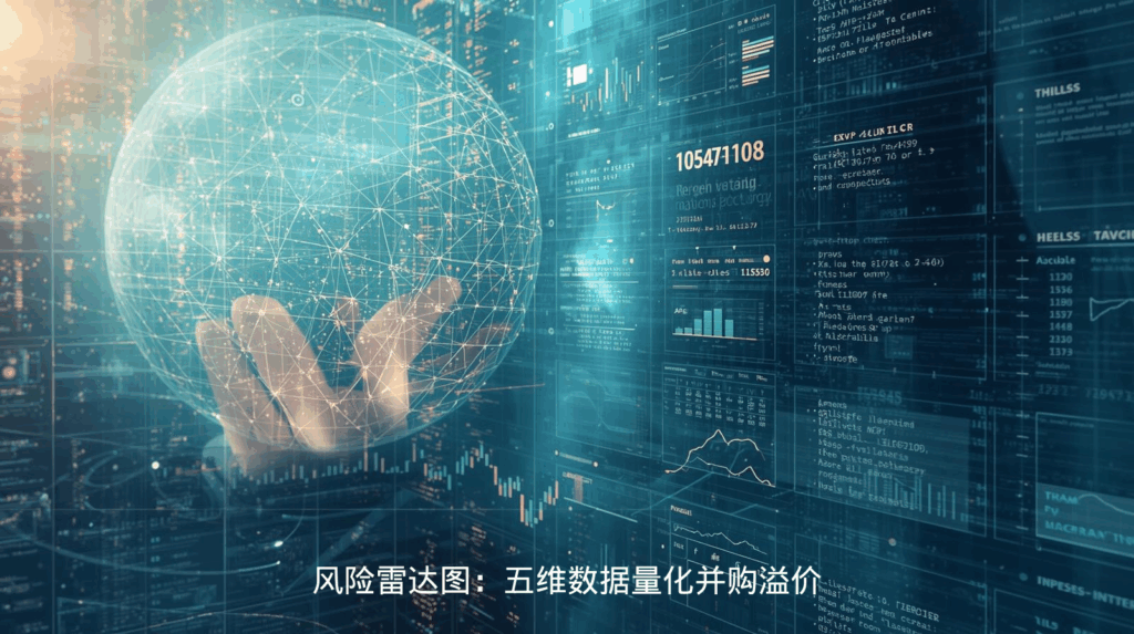 风险雷达图：五维数据量化并购溢价