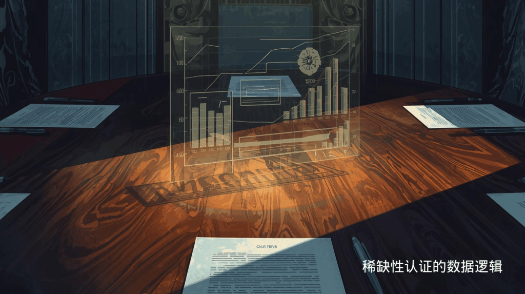 稀缺性认证的数据逻辑