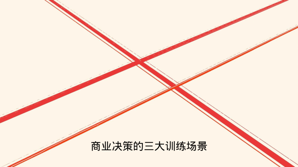 商业决策的三大训练场景