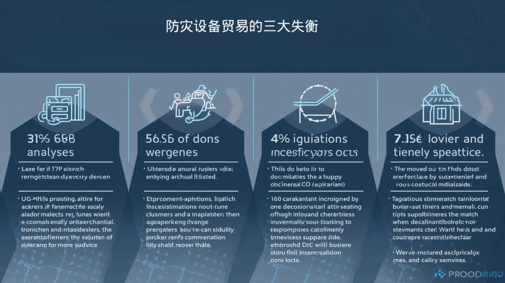 海关数据防灾设备贸易的三大失衡