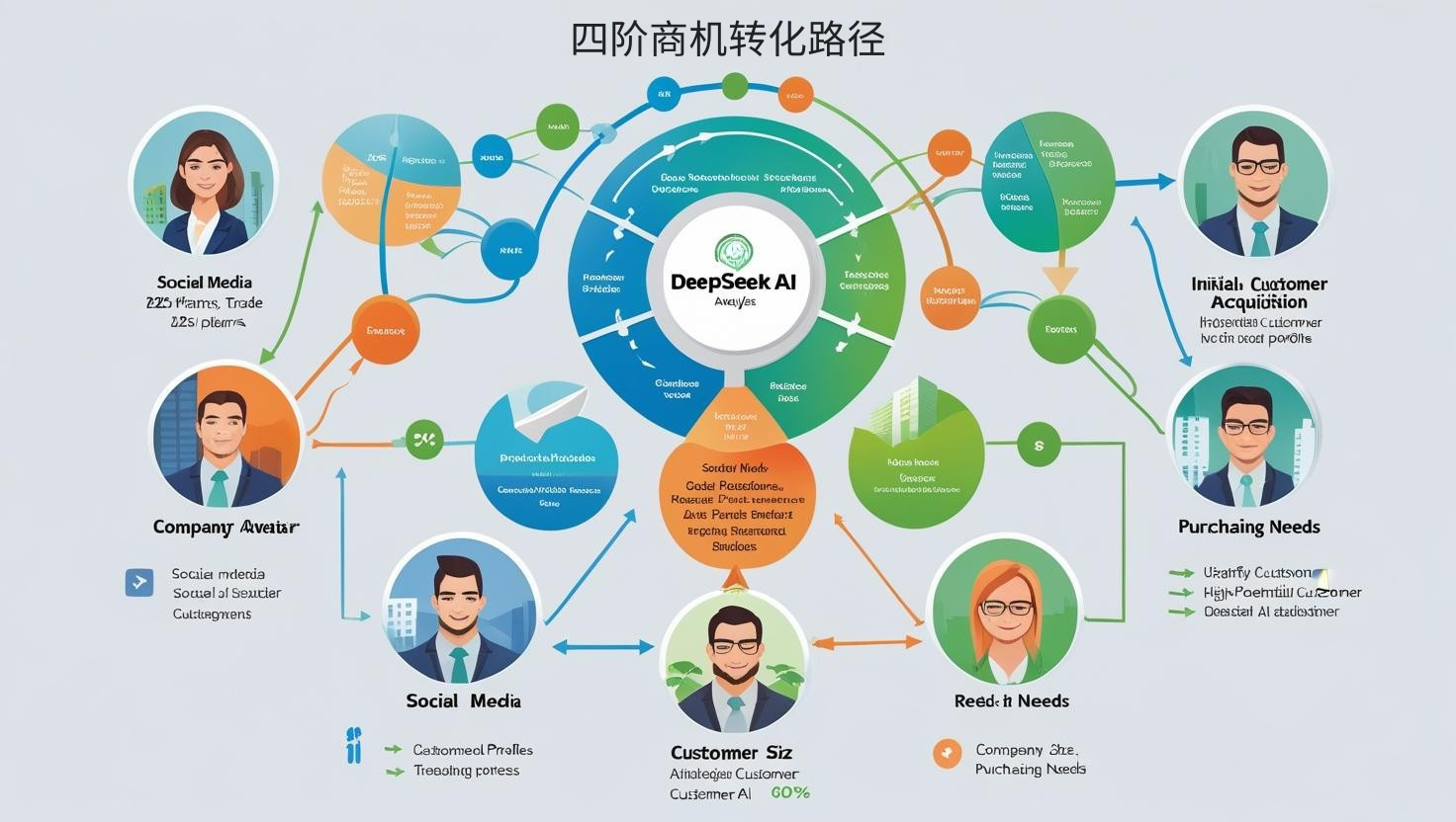 外贸获客软件四阶商机转化路径