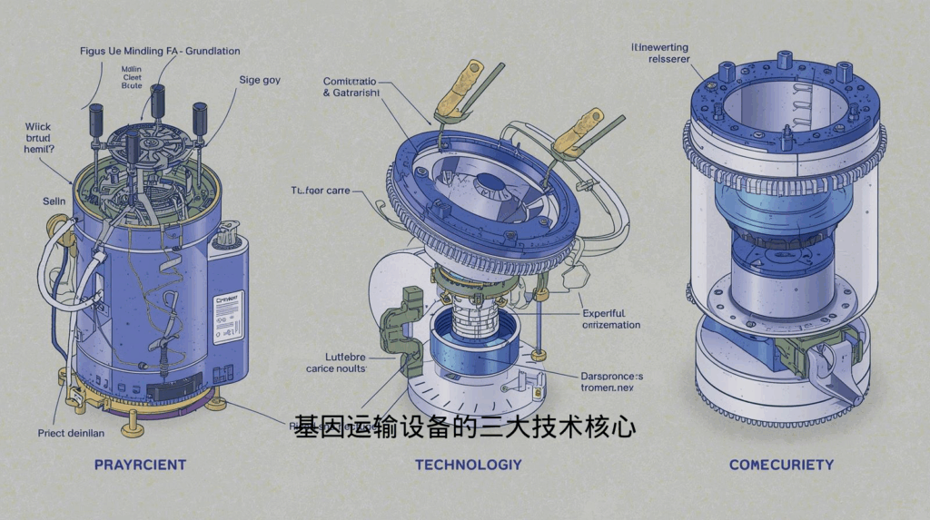 基因运输设备的三大技术核心