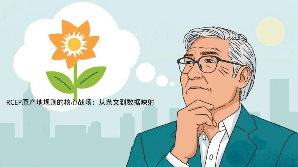 RCEP原产地规则的核心战场：从条文到海关数据映射
