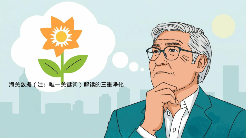 海关数据（注：唯一关键词）解读的三重净化