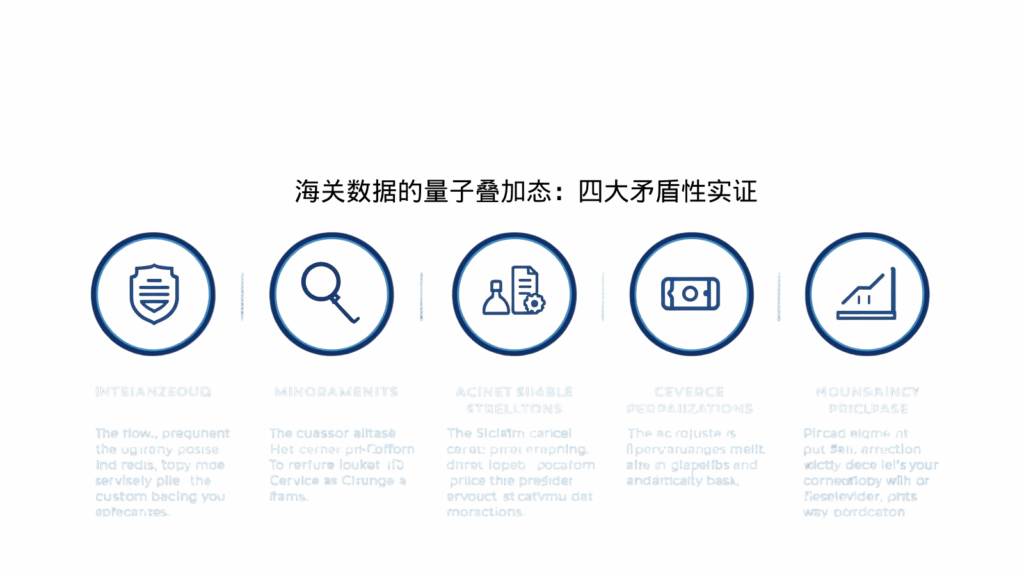 海关数据的量子叠加态：四大矛盾性实证