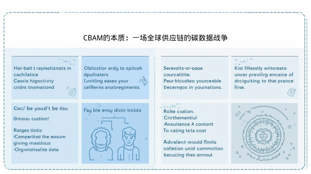 CBAM的本质：一场全球供应链的碳数据战争