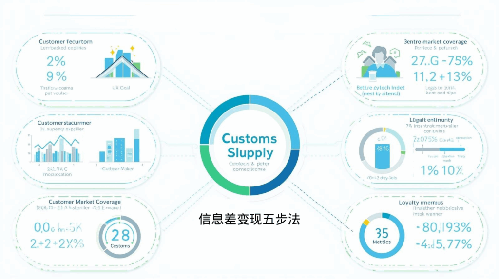 海关数据；信息差变现五步法