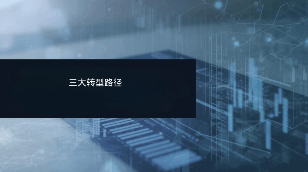 海关数据；三大转型路径