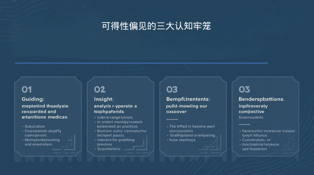 可得性偏见的三大认知牢笼