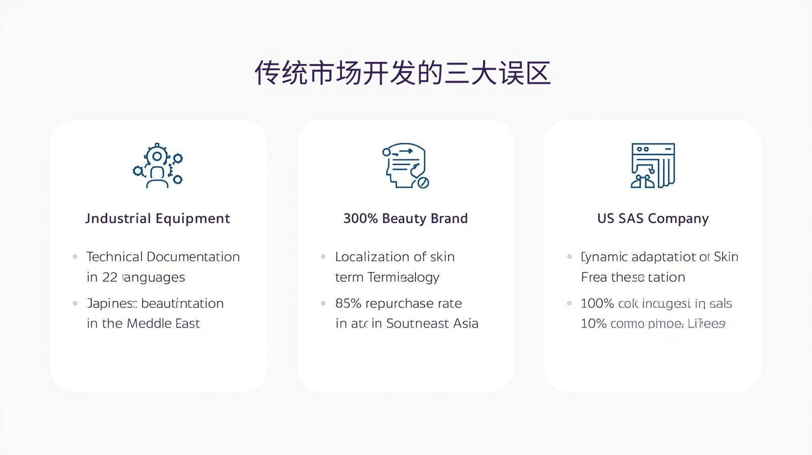 传统市场开发的三大误区