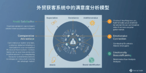 外贸获客系统中的满意度分析模型