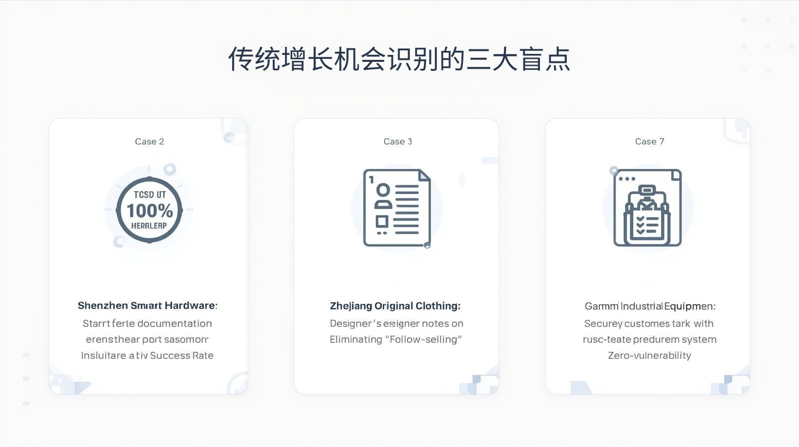 传统增长机会识别的三大盲点