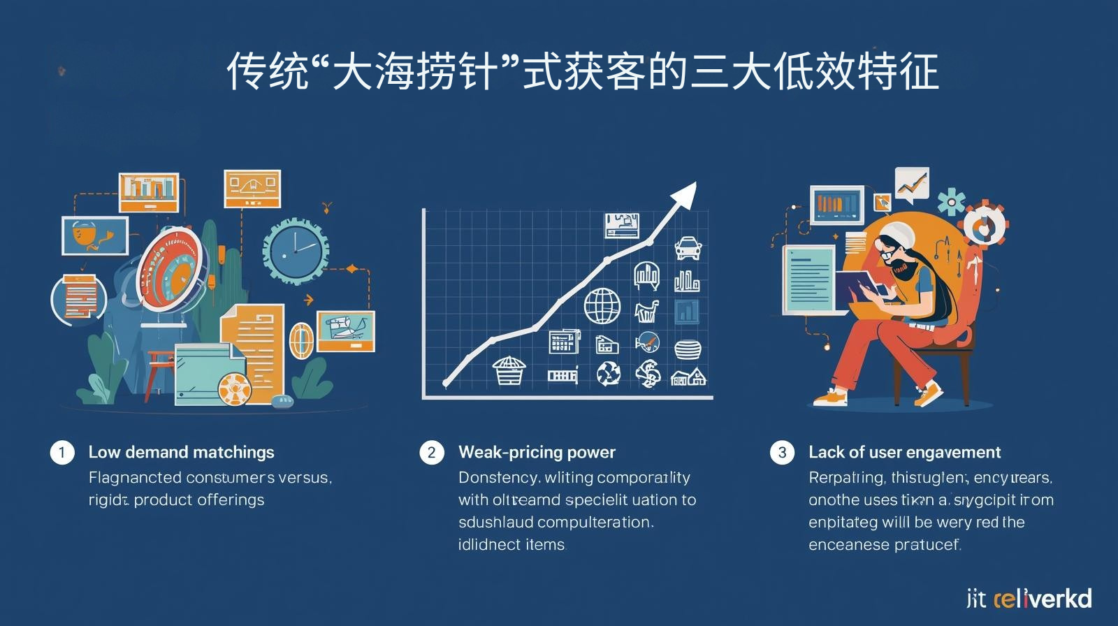 传统“大海捞针”式获客的三大低效特征