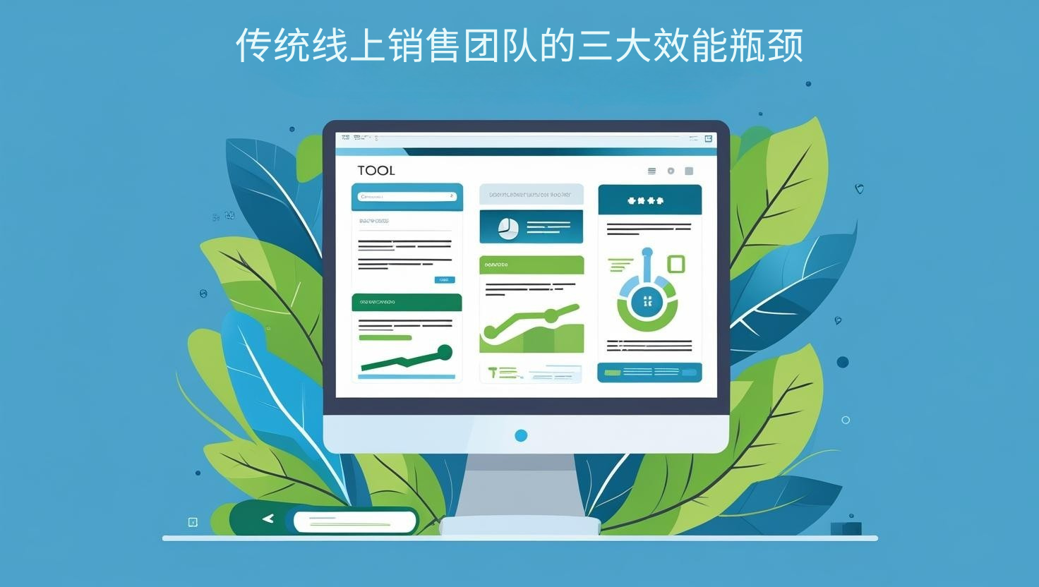 传统线上销售团队的三大效能瓶颈