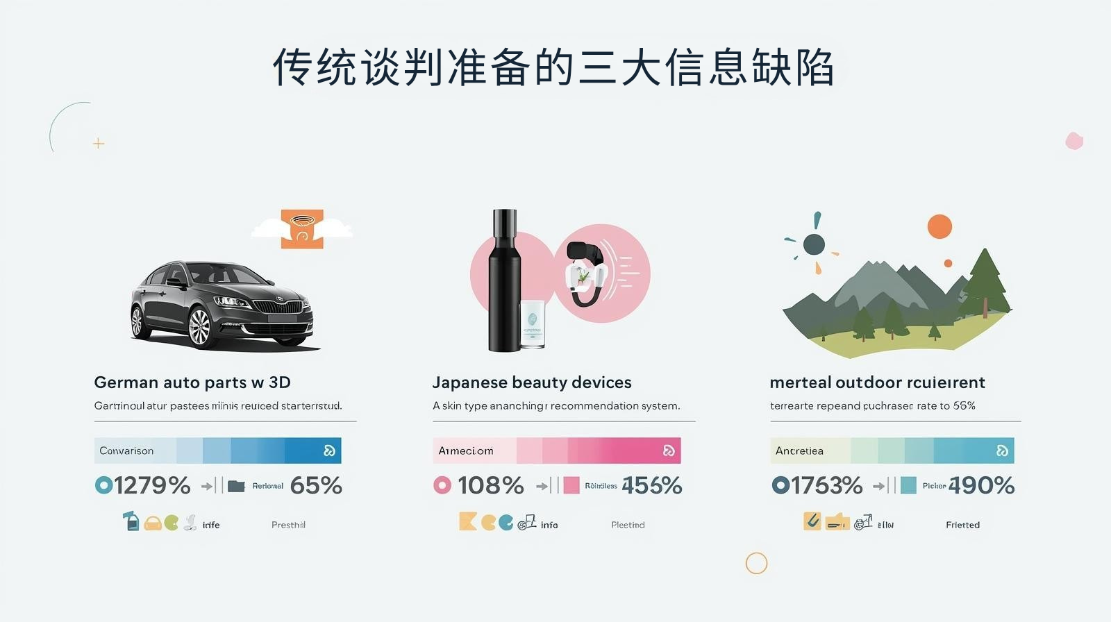 传统谈判准备的三大信息缺陷