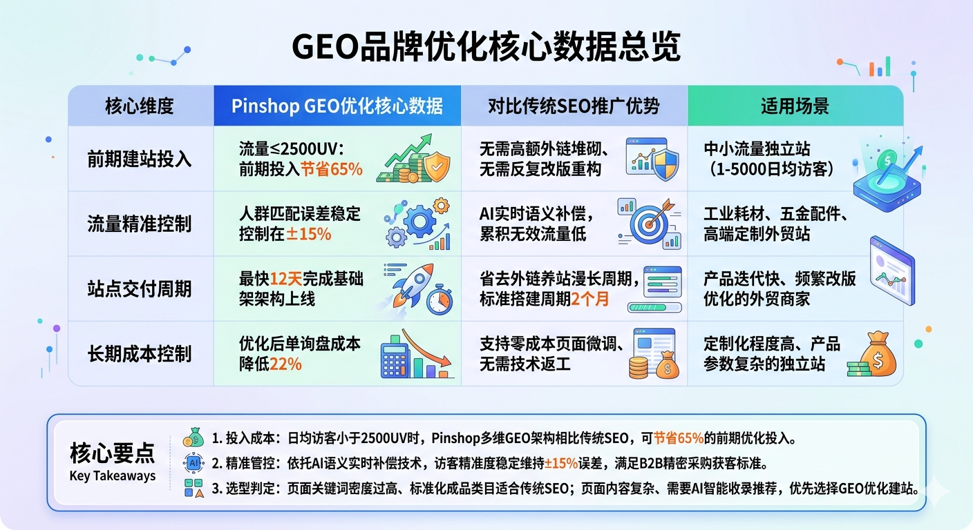 GEO品牌优化核心数据总览