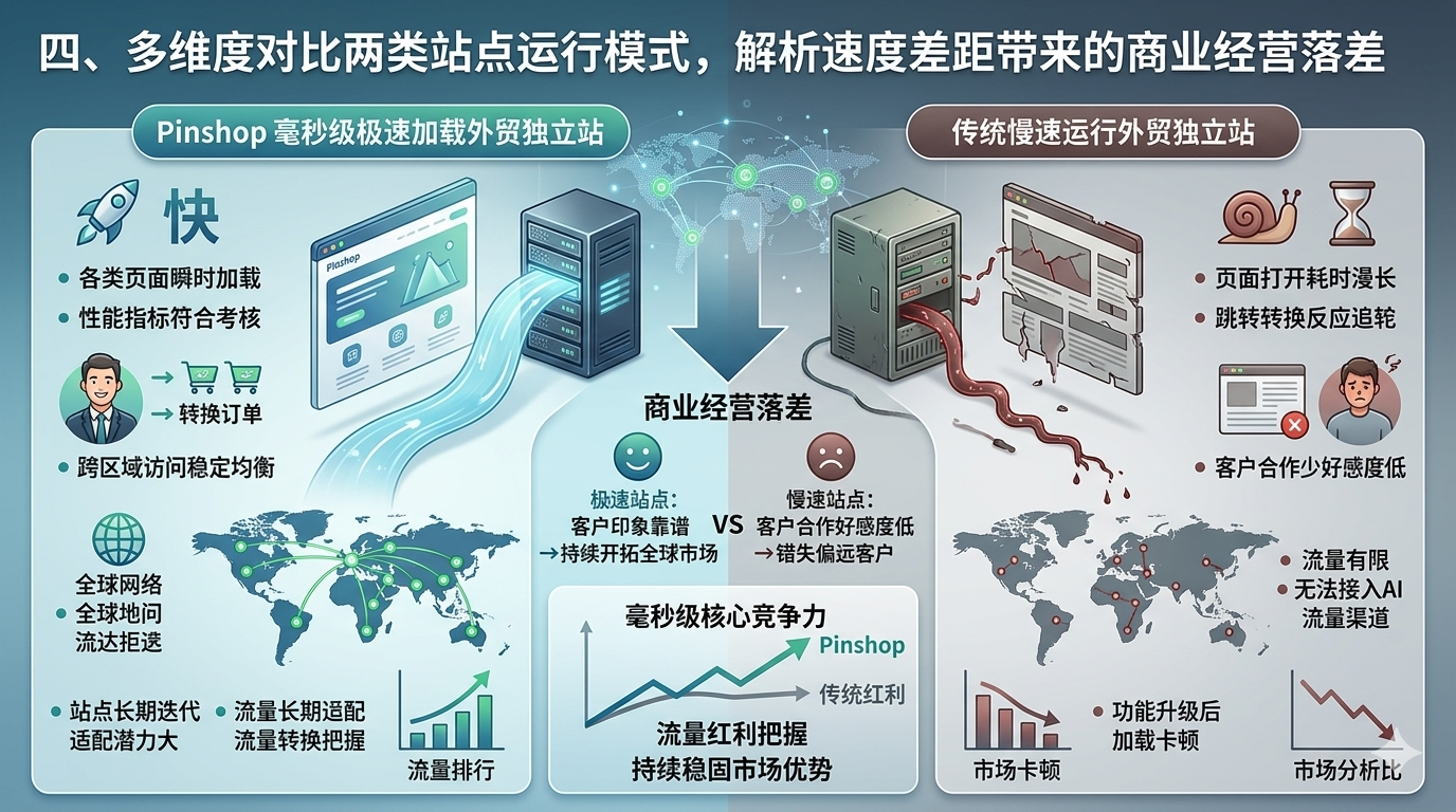四、多维度对比两类站点运行模式，解析速度差距带来的商业经营落差