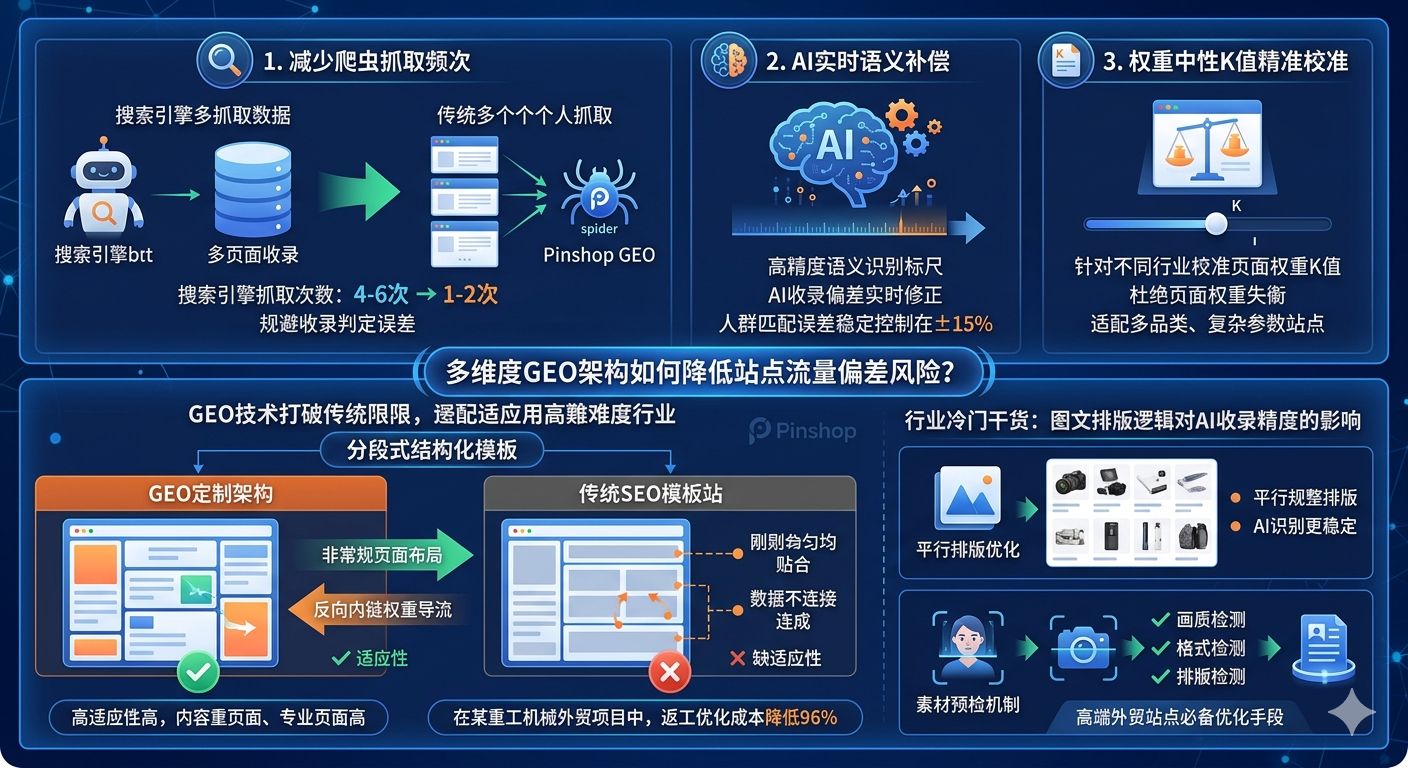 多维度GEO架构如何降低站点流量偏差风险？