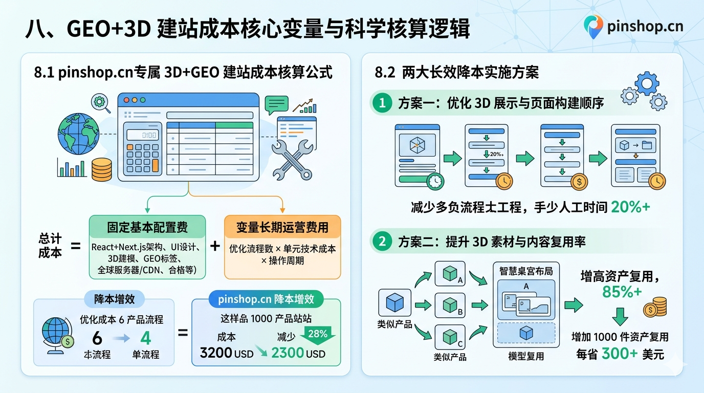 八、GEO+3D 建站成本核心变量与科学核算逻辑