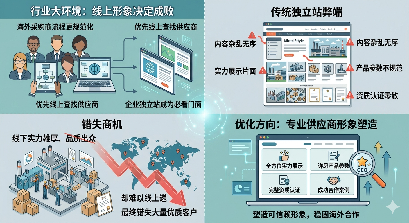 二、两种外贸站点供应商形象打造模式综合对比