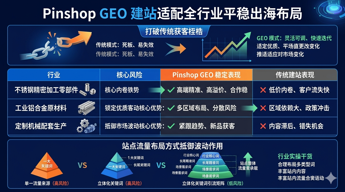 六、打破传统获客固有桎梏，GEO 建站适配全行业平稳出海布局