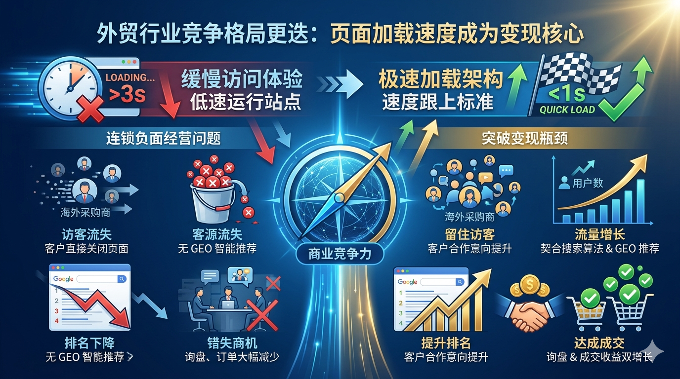 二、毫秒级极速加载站点与传统慢速网站综合实力全面对比