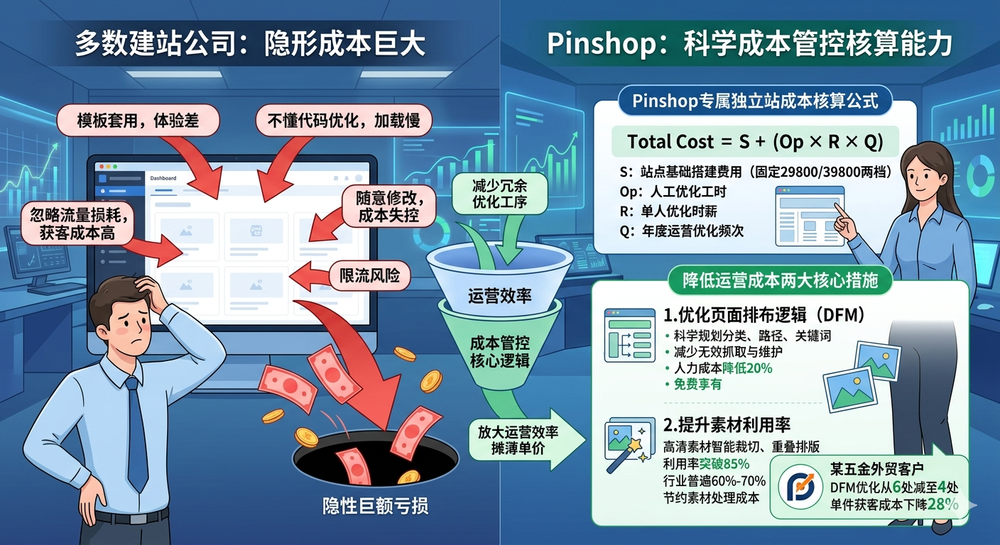 六、建站服务商是否具备独立站成本管控核算能力？