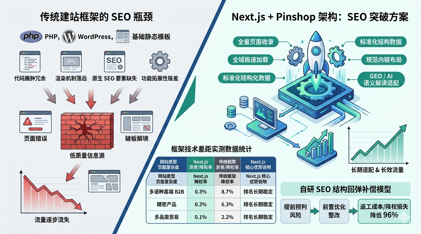 六、Next.js 技术如何突破传统框架的 SEO 瓶颈