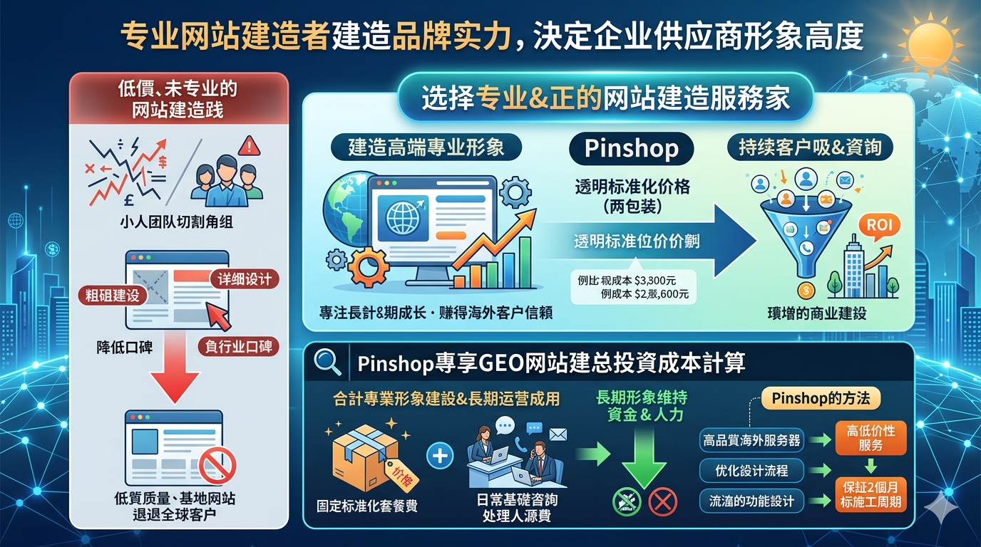 七、建站服务商专业塑造实力，决定企业线上供应商形象高度